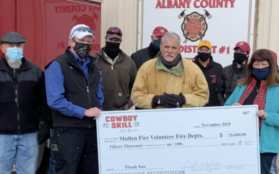 Cowboy Skill Games Gives $15,000 to Mullen Fire Volunteer Fire Departments