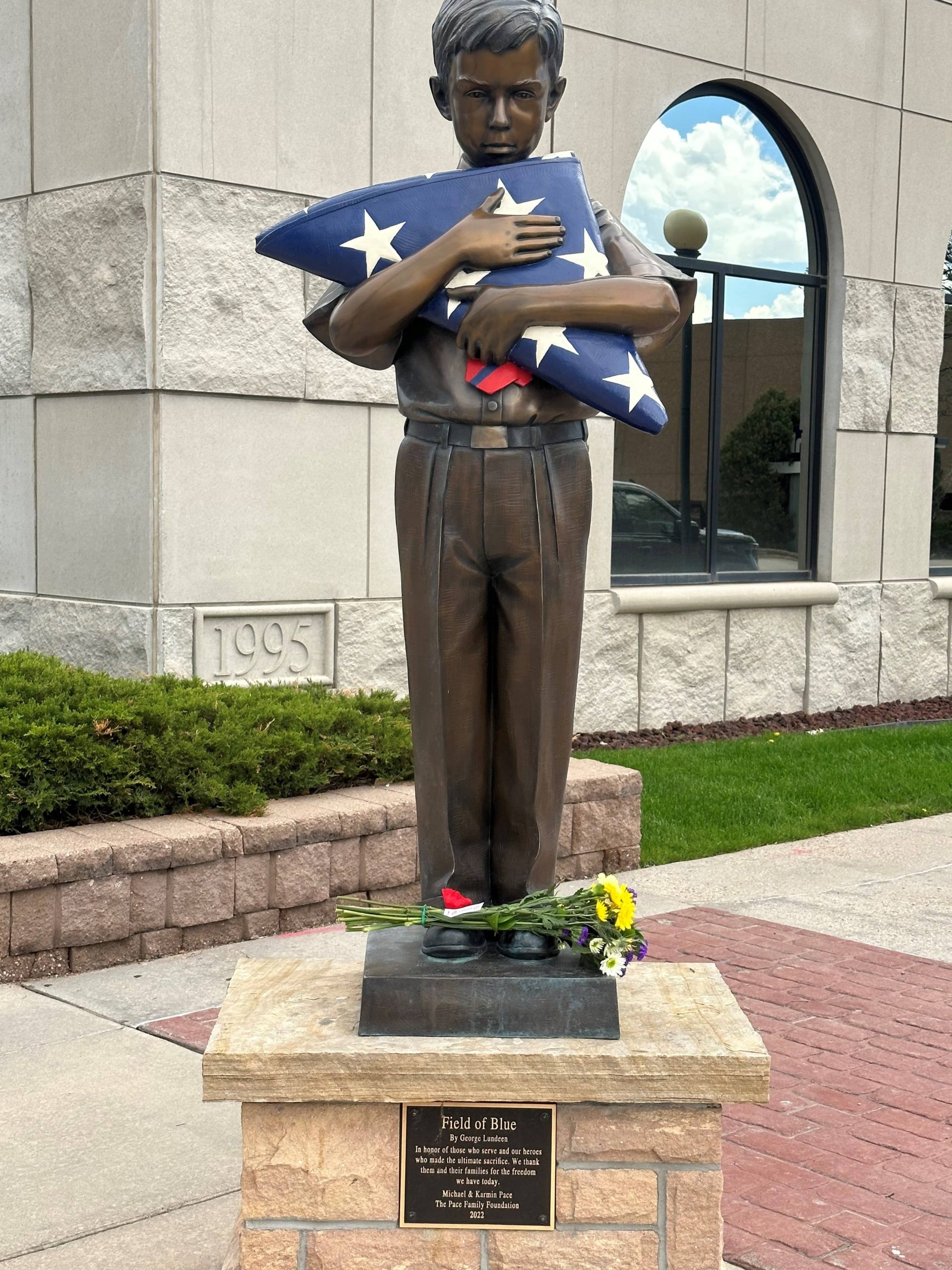 “Field of Blue” Statue Added to The Bronze Project in Cheyenne, WY
