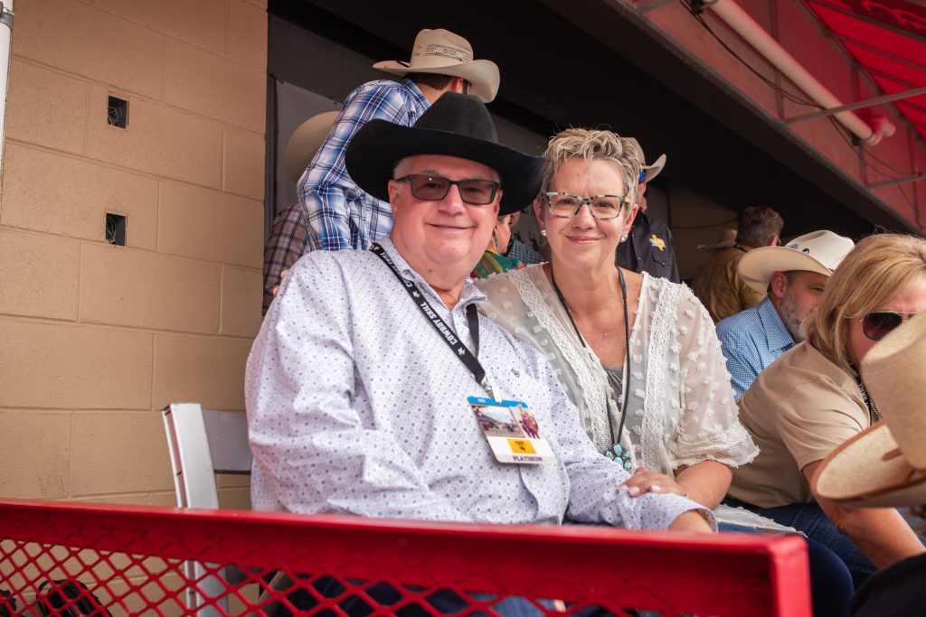 Michael and Karmin Pace join Cowboy Skill during Cheyenne frontier Days in celebration of the largest rodeo celebration in Wyoming 